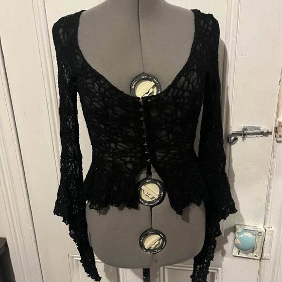 Lip Service Tops - ISO!! Lip Service spiderweb webutante cardigan/top
